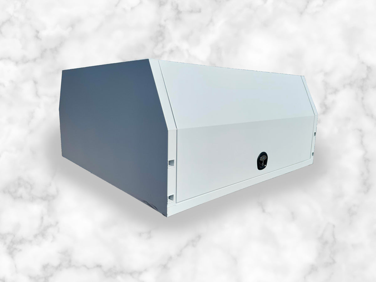 1800mm White J/O Canopy by Infinity Boxes